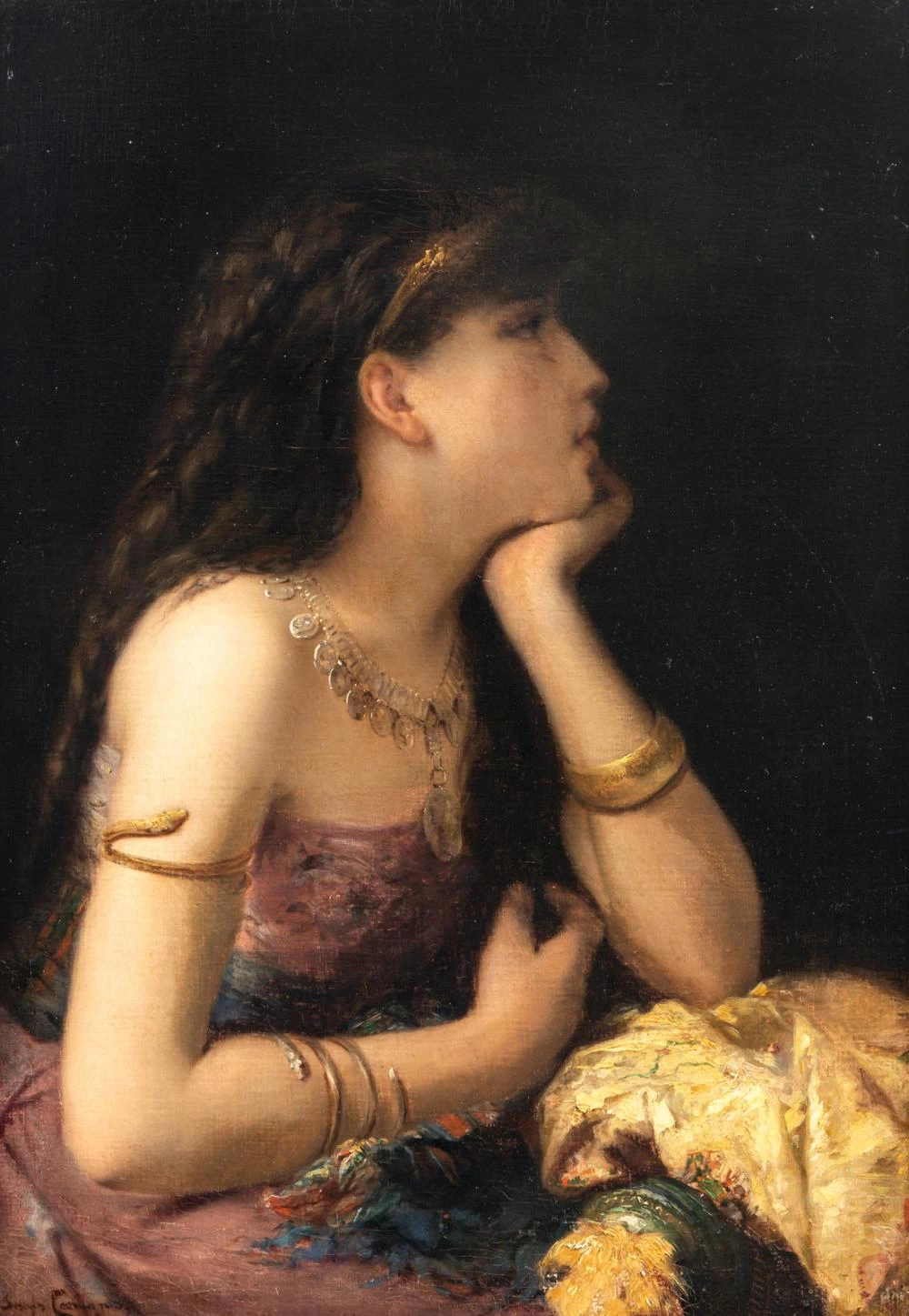 Pierre Olivier Joseph Coomans - Una bellezza classica, 1888